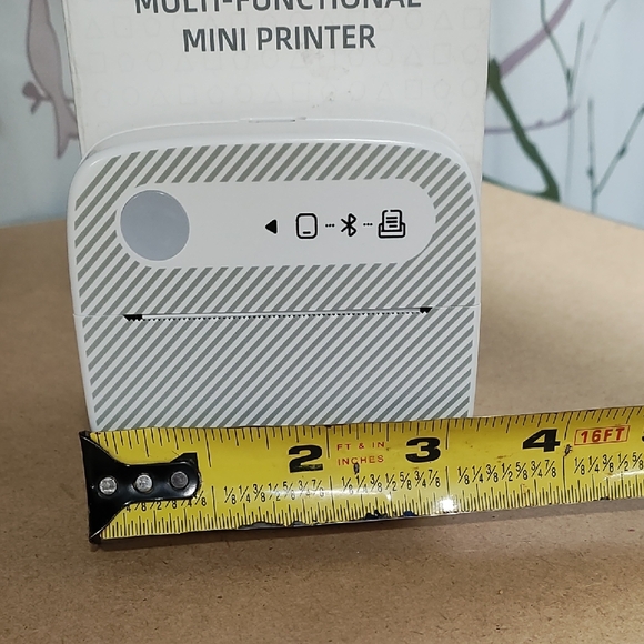 White Multi-Functional Mini Printer - Picture 4 of 7